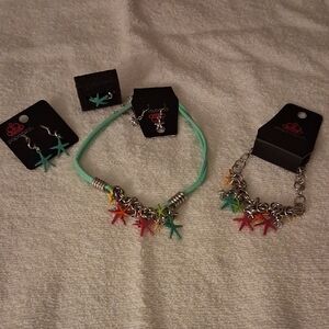 Paparazzi Starfish Jewelry Set - Multicolor